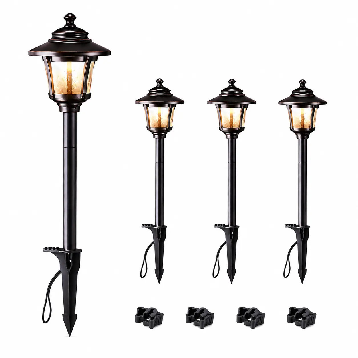 ORB Low Voltage LED Pathway Lights, 3W Waterproof Landscape Lighting