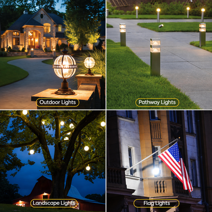 65W / 100W Low Voltage Landscape Transformer with Timer & Photocell Sensor