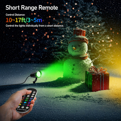 HIBOITEC RGBW Spotlights 12W with Plug Remote