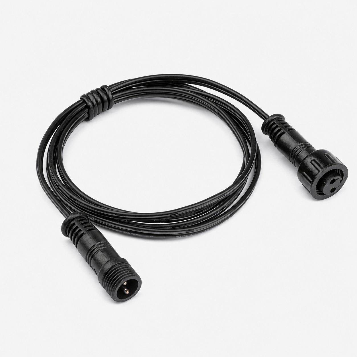 2-Pin Extension Cable for Deck Lights, 3.28FT IP67 Waterproof