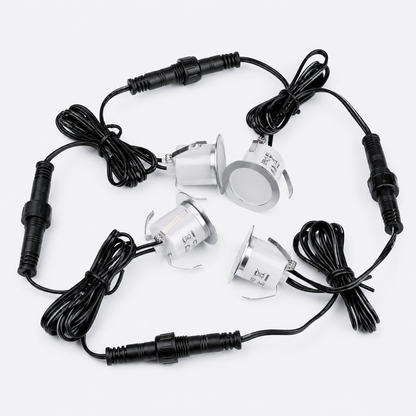2-Pin Extension Cable for Deck Lights, 3.28FT IP67 Waterproof