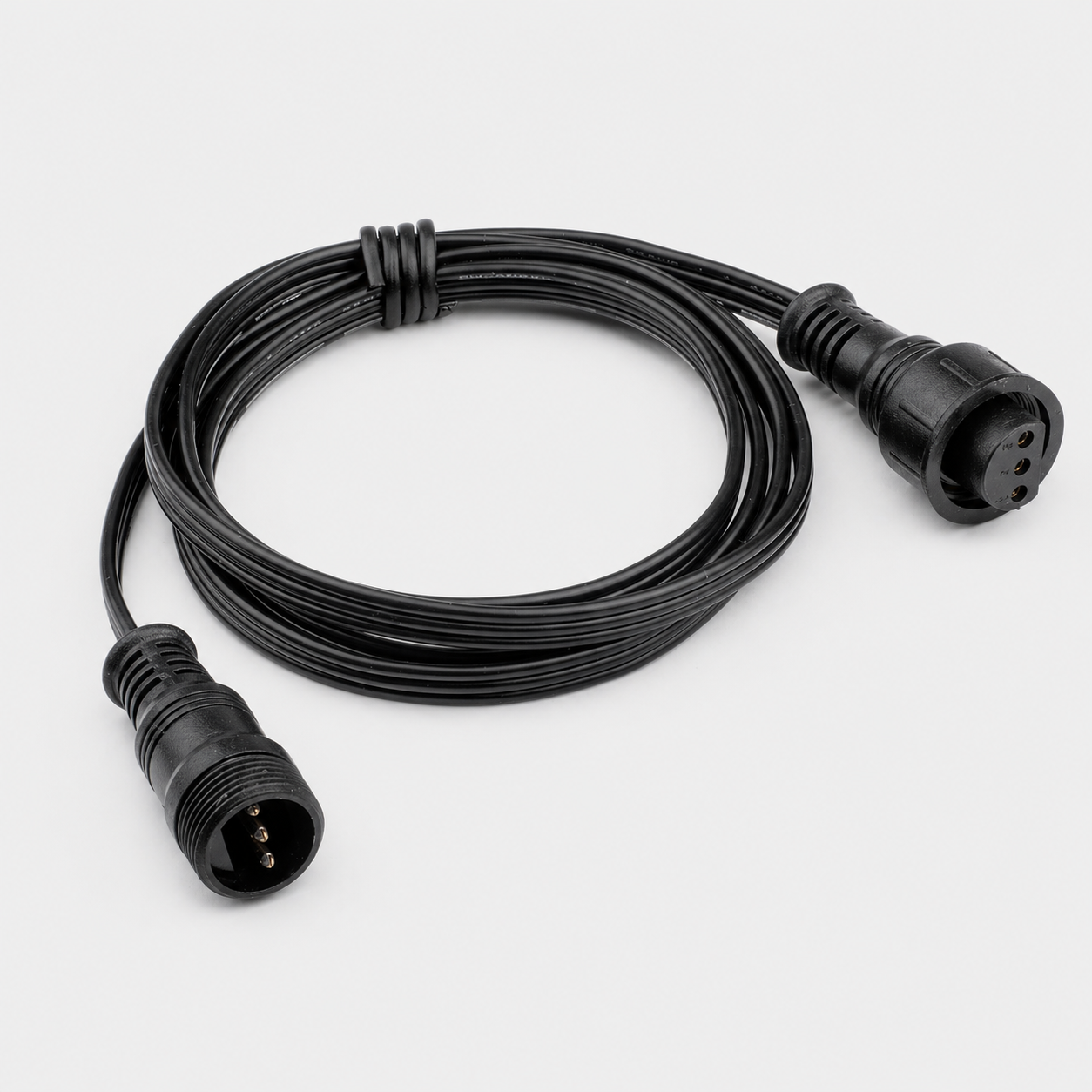 3-Pin Extension Cable for LED Deck Lights, 3.28FT Waterproof Cord