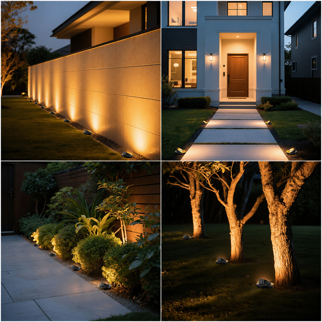 12W Low Voltage Landscape Lights, IP67 Waterproof In-Ground Light