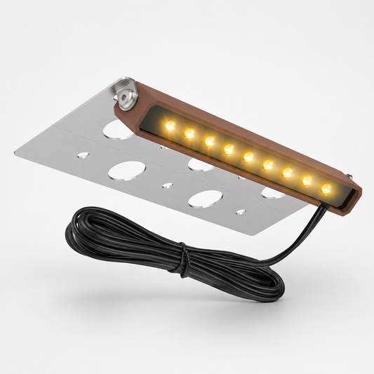 Éclairage de paysage à LED de 7 pouces, lot de 1, lumières de pavé pour murs de soutènement, étanches IP68, basse tension 12-36V AC/DC, éclairage de marches extérieures, blanc chaud 2700K, durée de vie de 40 000 heures