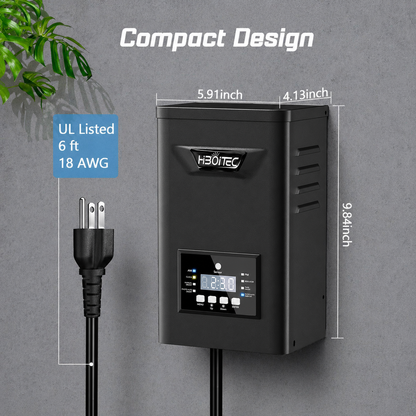 500W Low Voltage Landscape Transformer with Timer & Photocell