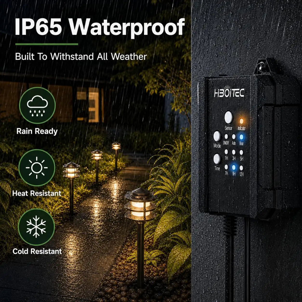Low Voltage Pathway Lighting Kit with Replaceable G4 Bulbs
