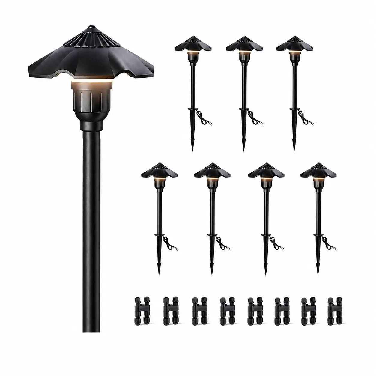 Low Voltage LED Pathway Lights, 3W IP65 Waterproof Landscape Lighting