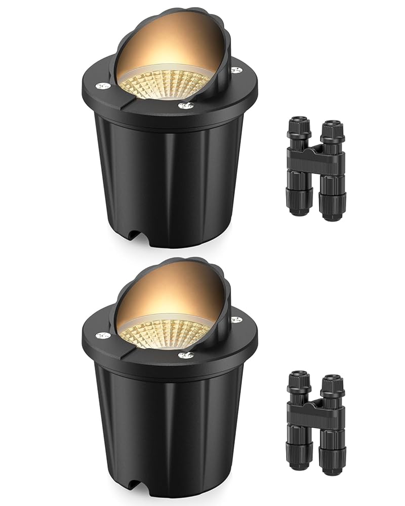 12W Low Voltage Landscape Lights, IP67 Waterproof In-Ground Light