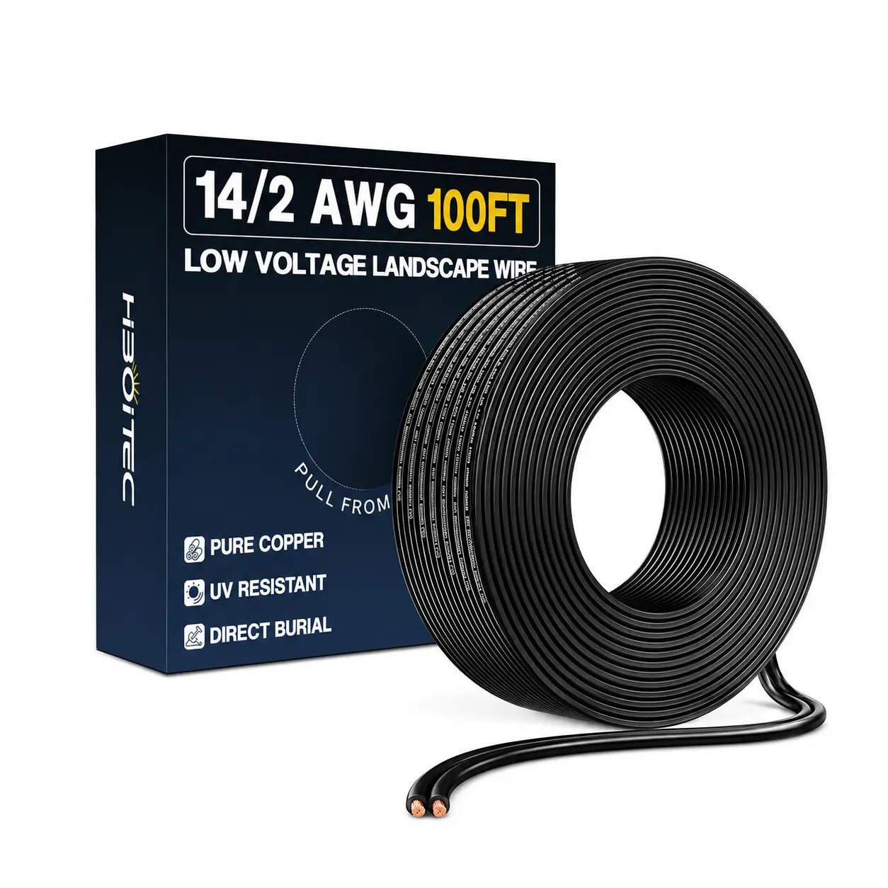 Low Voltage Landscape Wire, Pure Copper Direct Burial Cable