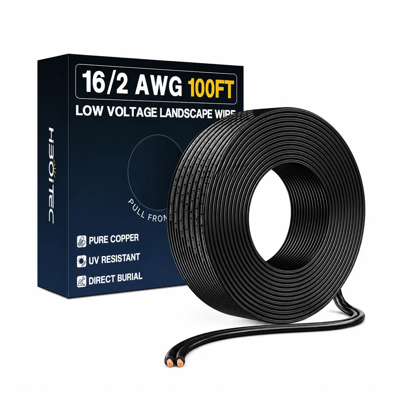 Low Voltage Landscape Wire, Pure Copper Direct Burial Cable