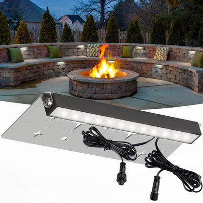 7-Inch Low Voltage Retaining Wall Lights, IP67 Waterproof